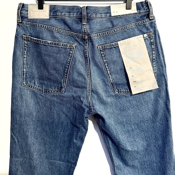 NWT Everlane The Relaxed Straight Jean in Indigo Blue - Size 30 - Picture 6 of 7